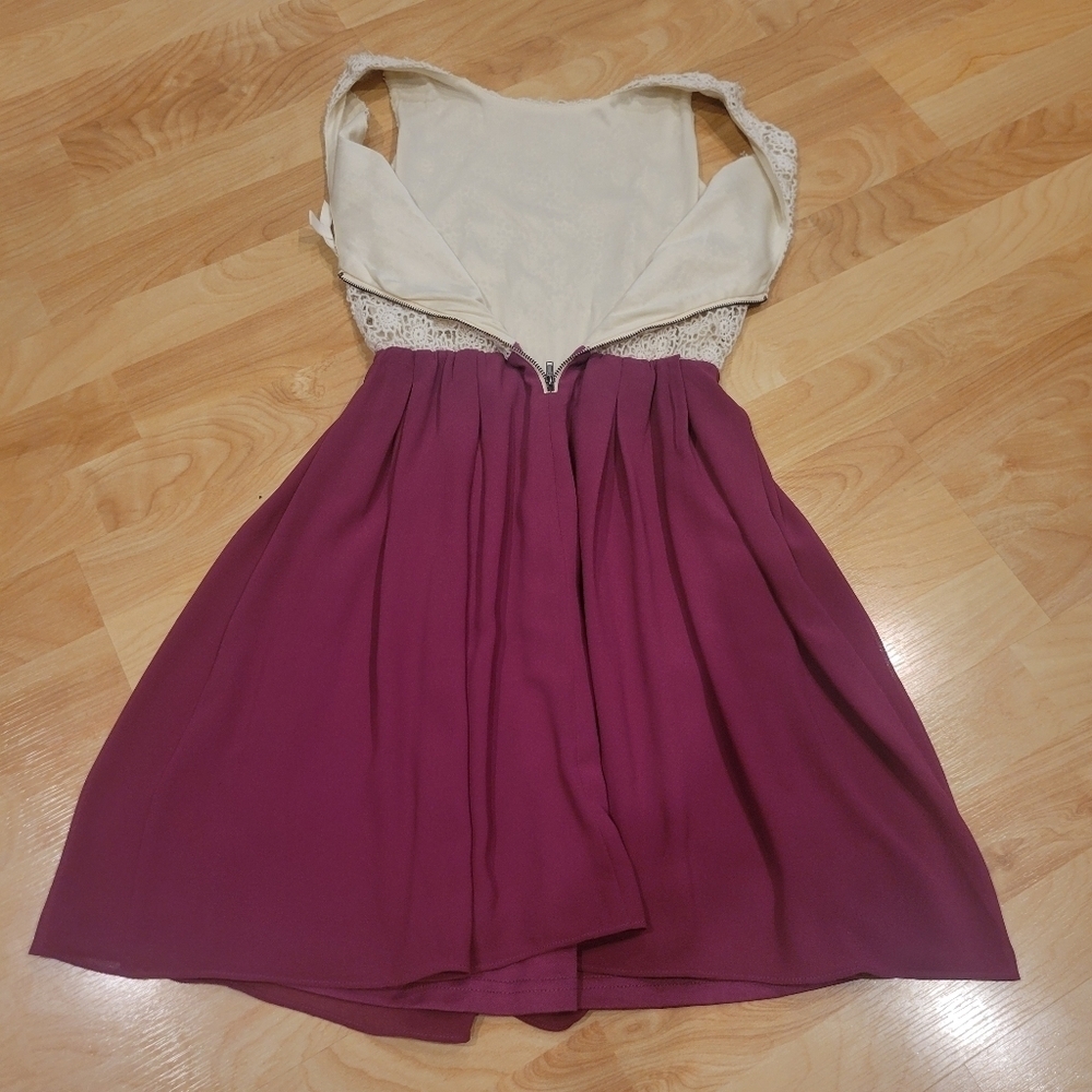 Miami Crochet Top A-Line Sleeveless Dress Size Small - Picture 6 of 8